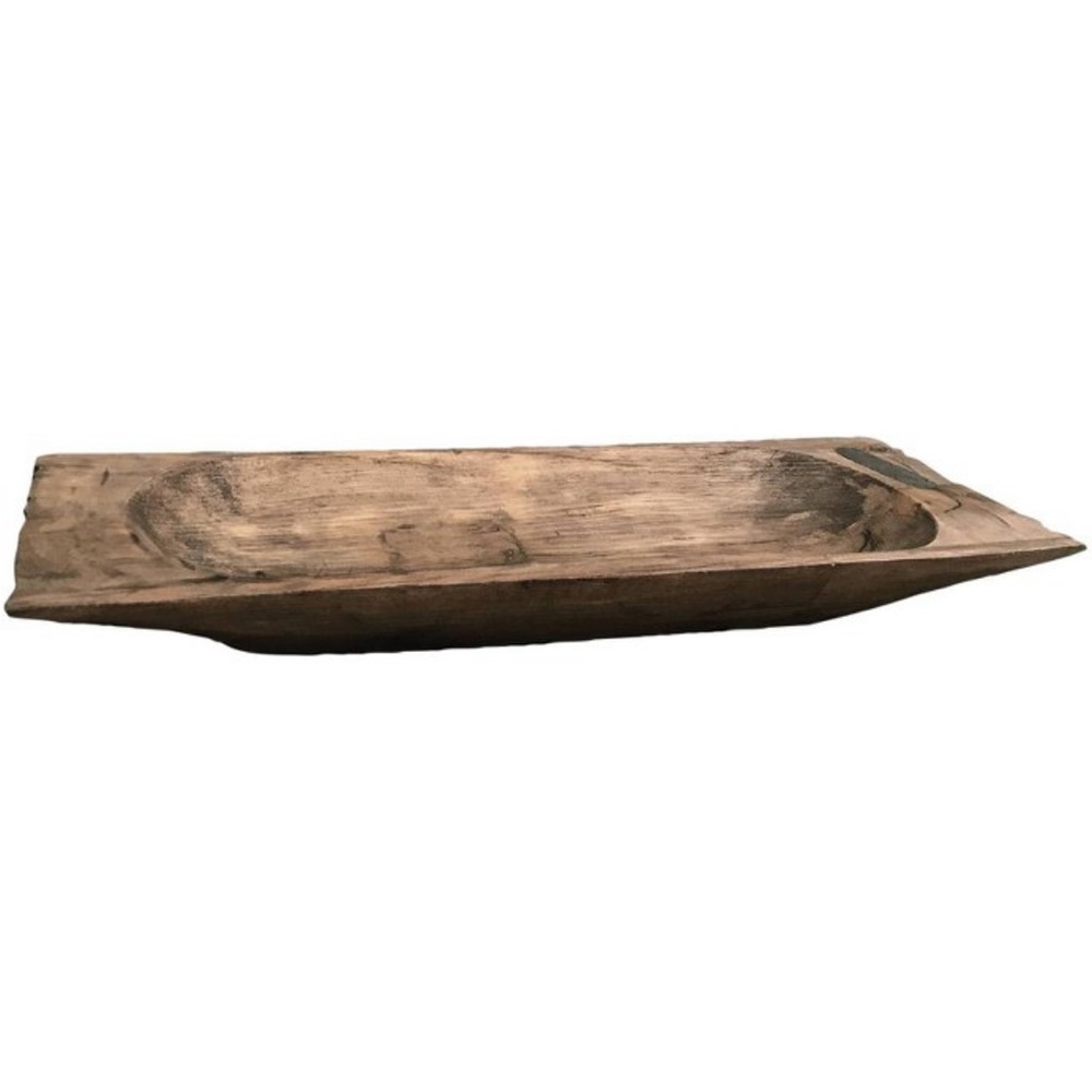 30” Long Uttermost Dough Solid Wood Rectangular Reclaimed Wood Tray